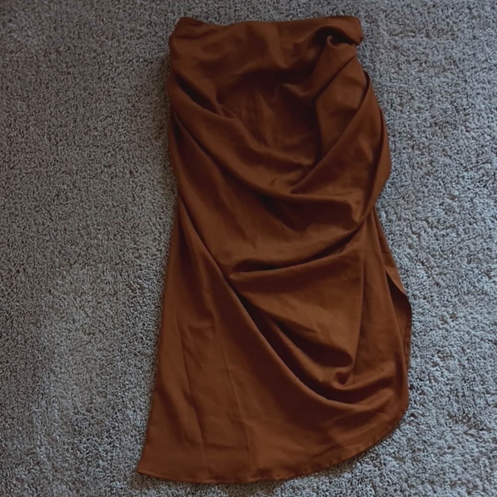 Chocolate Draped Skirt